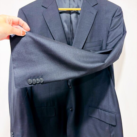 BETENLY Charcoal wool tailored blazer | Men's classic formal jacket | 44L * - Picture 6 of 9